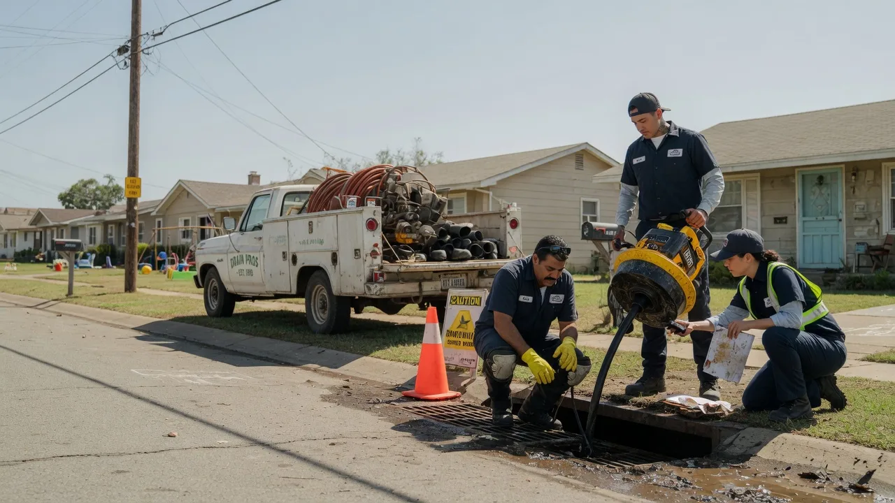 Drain Cleaning in Los Ebanos, TX near me